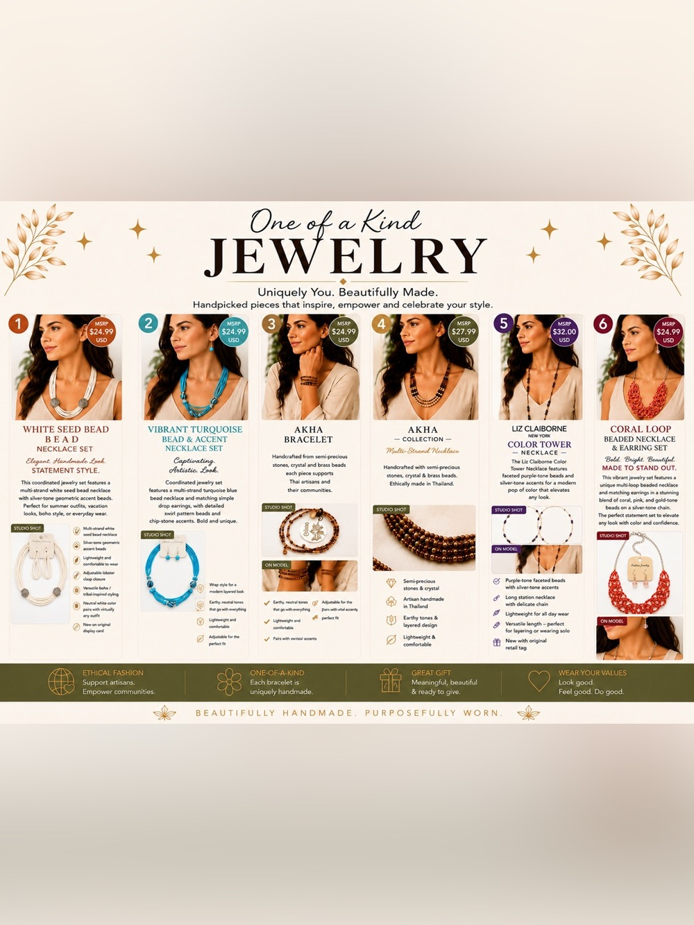 ✨ One of a Kind Jewelry – Uniquely You. Beautifully Made. ✨